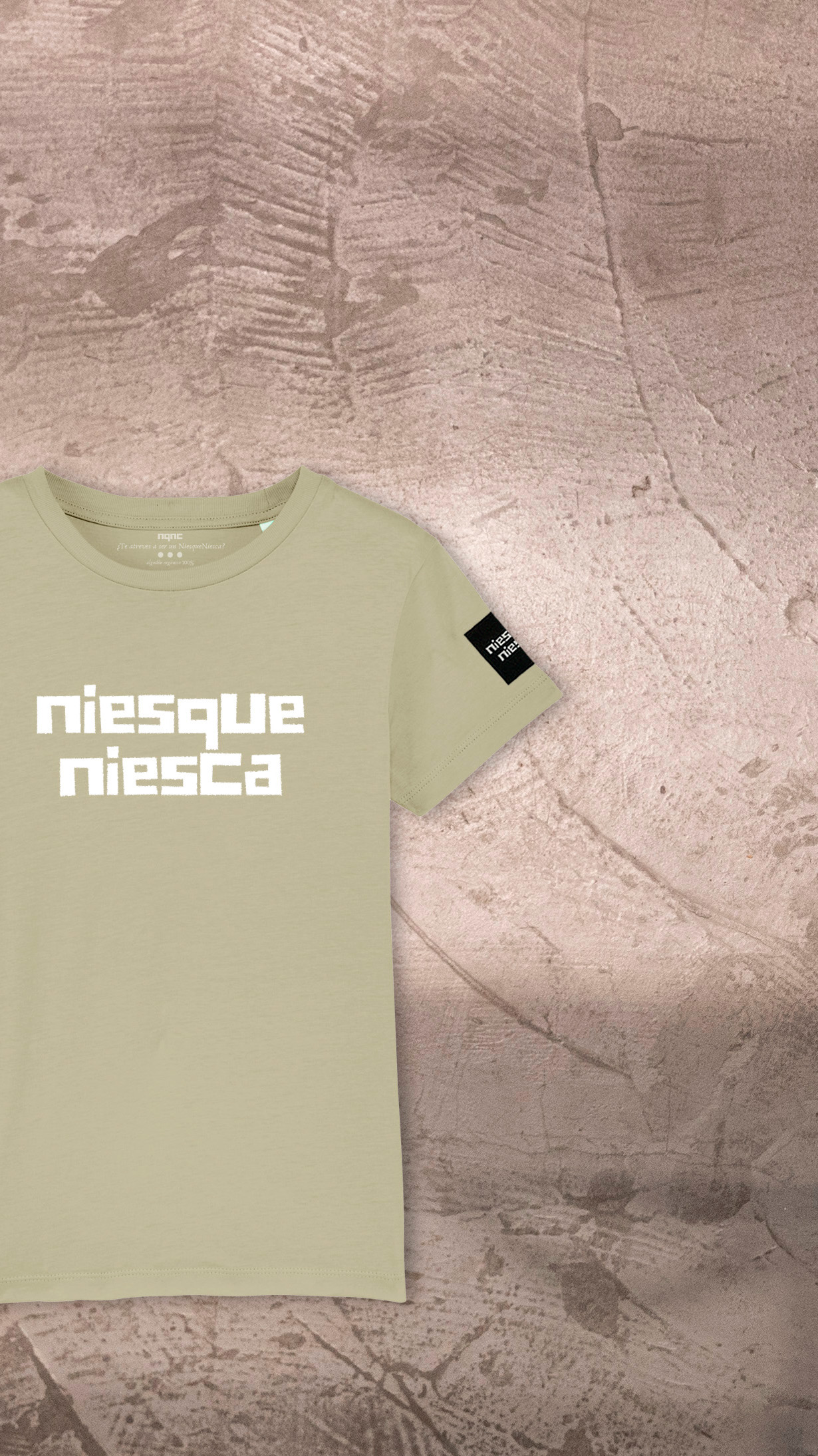 CAMISETA NIÑO SAGE NQNC RECORTADA