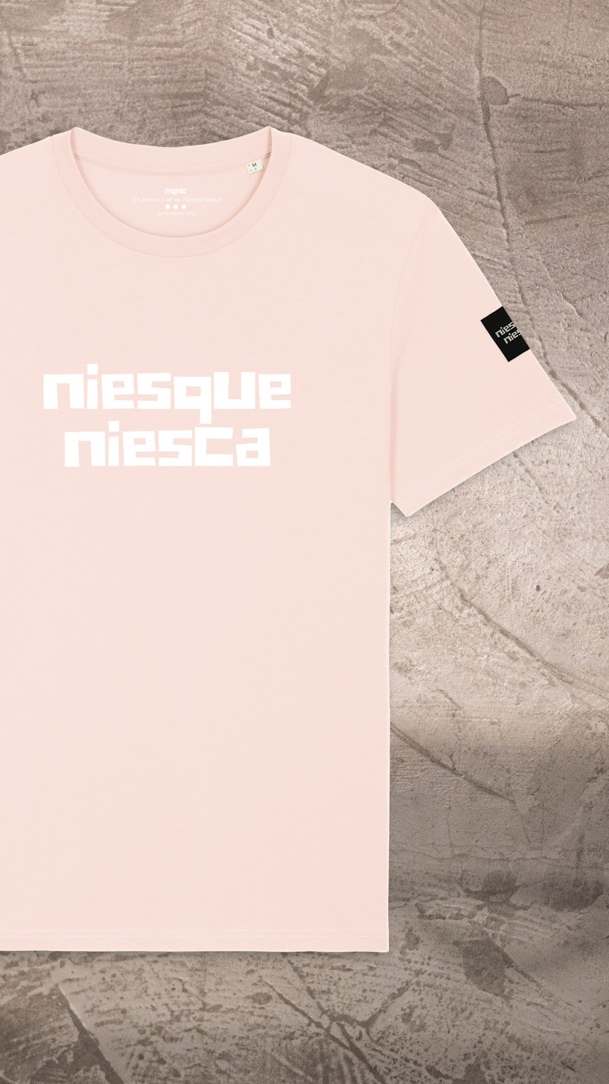 CAMISETA UNISEX PINK RECORTADA