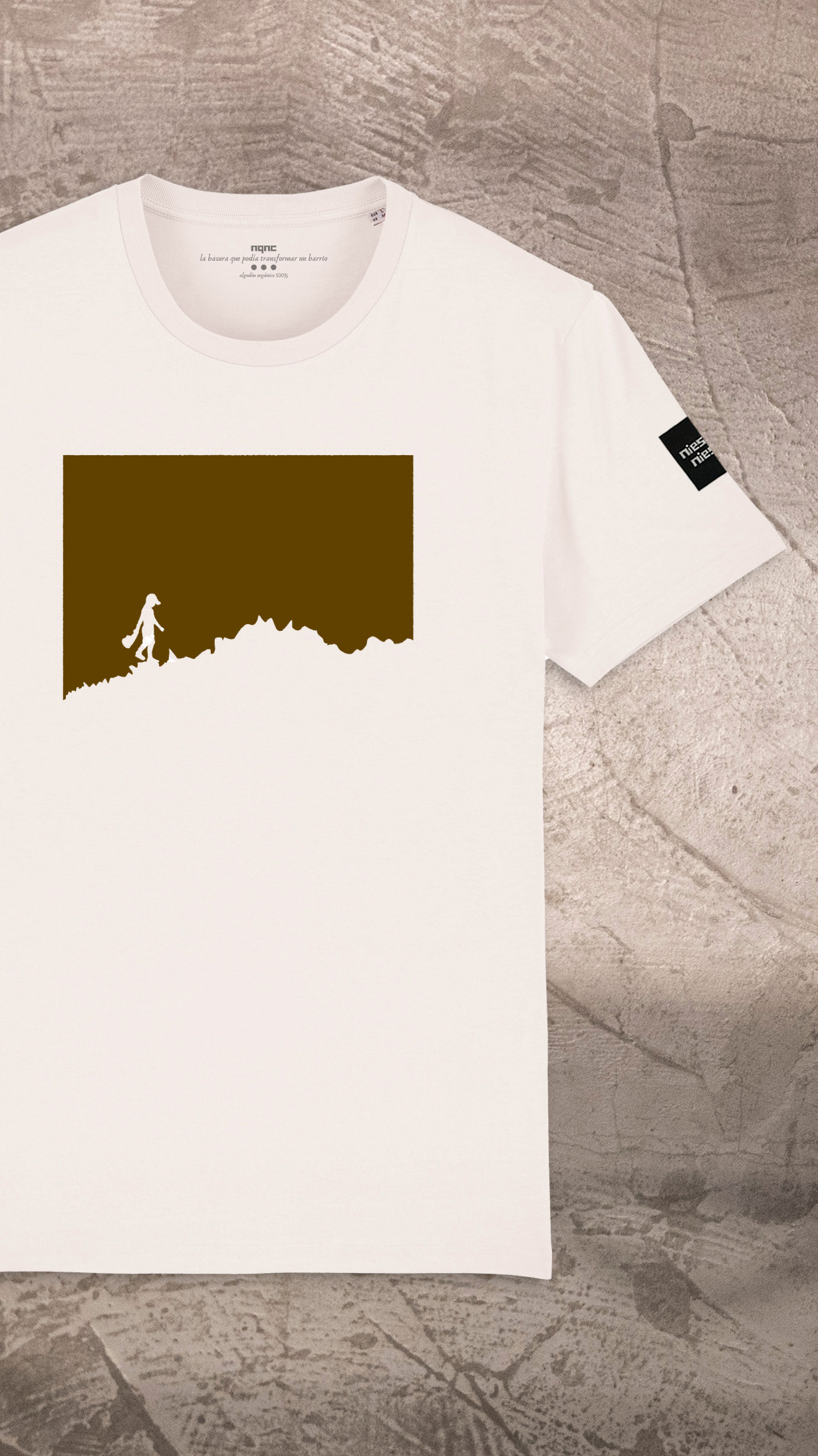 CAMISETA UNISEX VINTAGE KELVIN RECORTADA