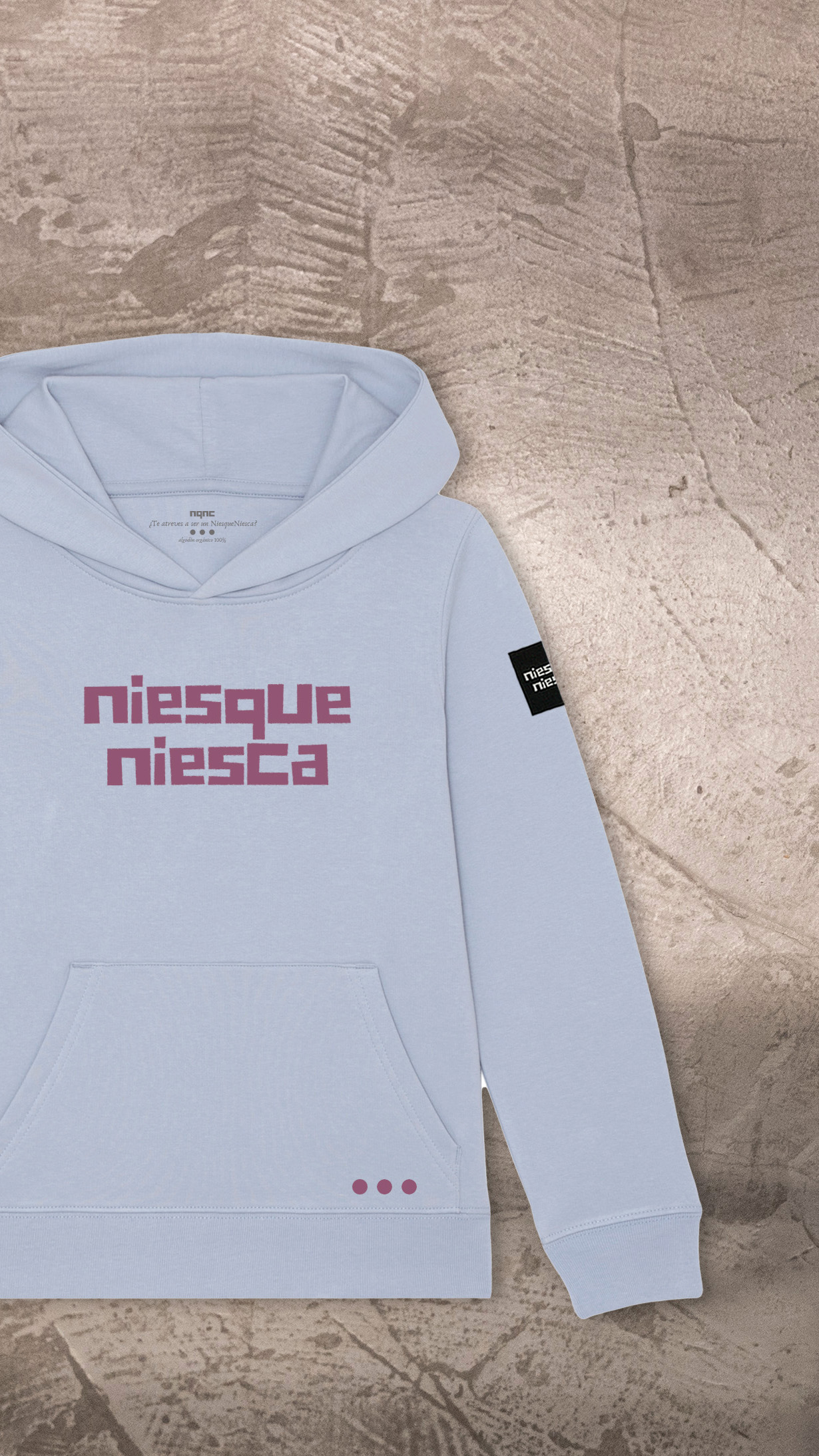 SUDADERA NIÑO BLUE NQNC RECORTADA