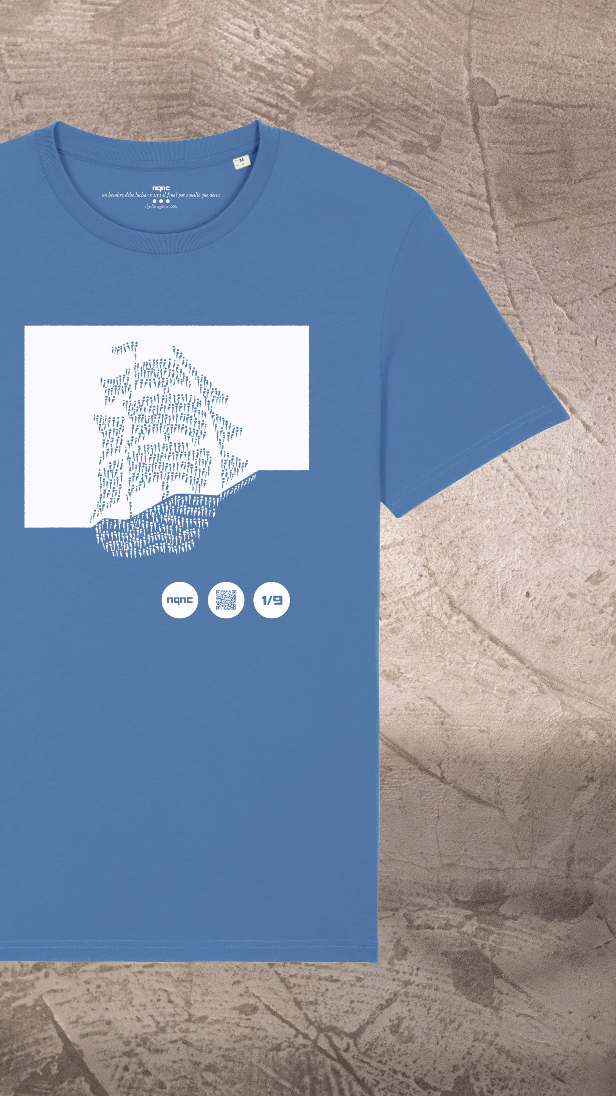 CAMISETA SHACKLETON AZUL CAJA