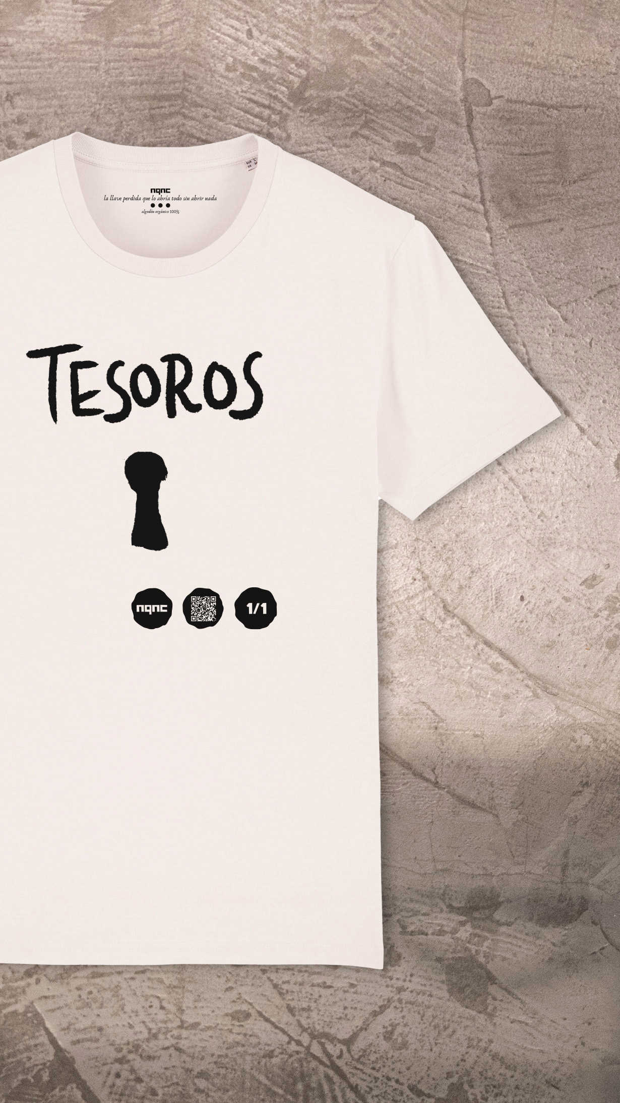 CAMISETA TESOROS BLANCA